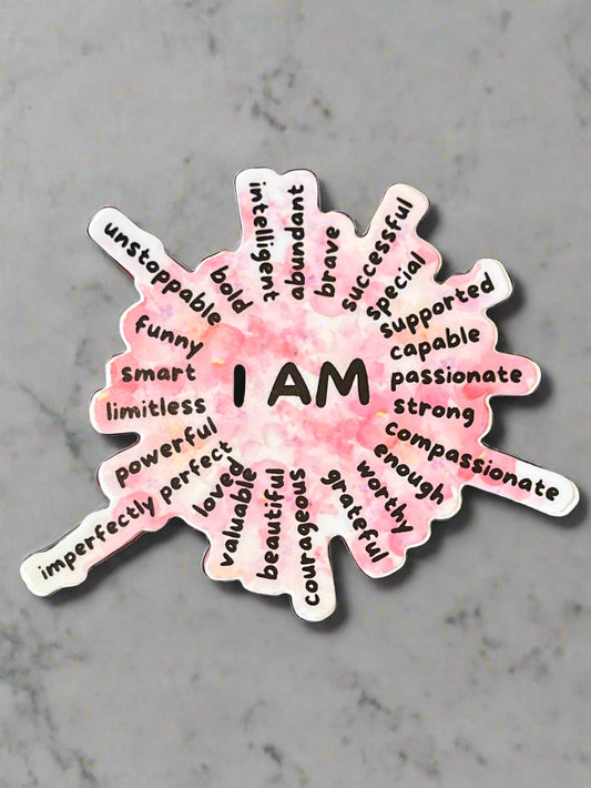 I am - sticker