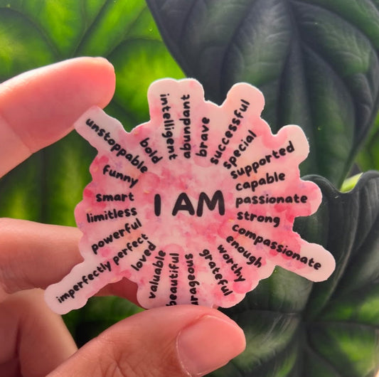 I am - sticker